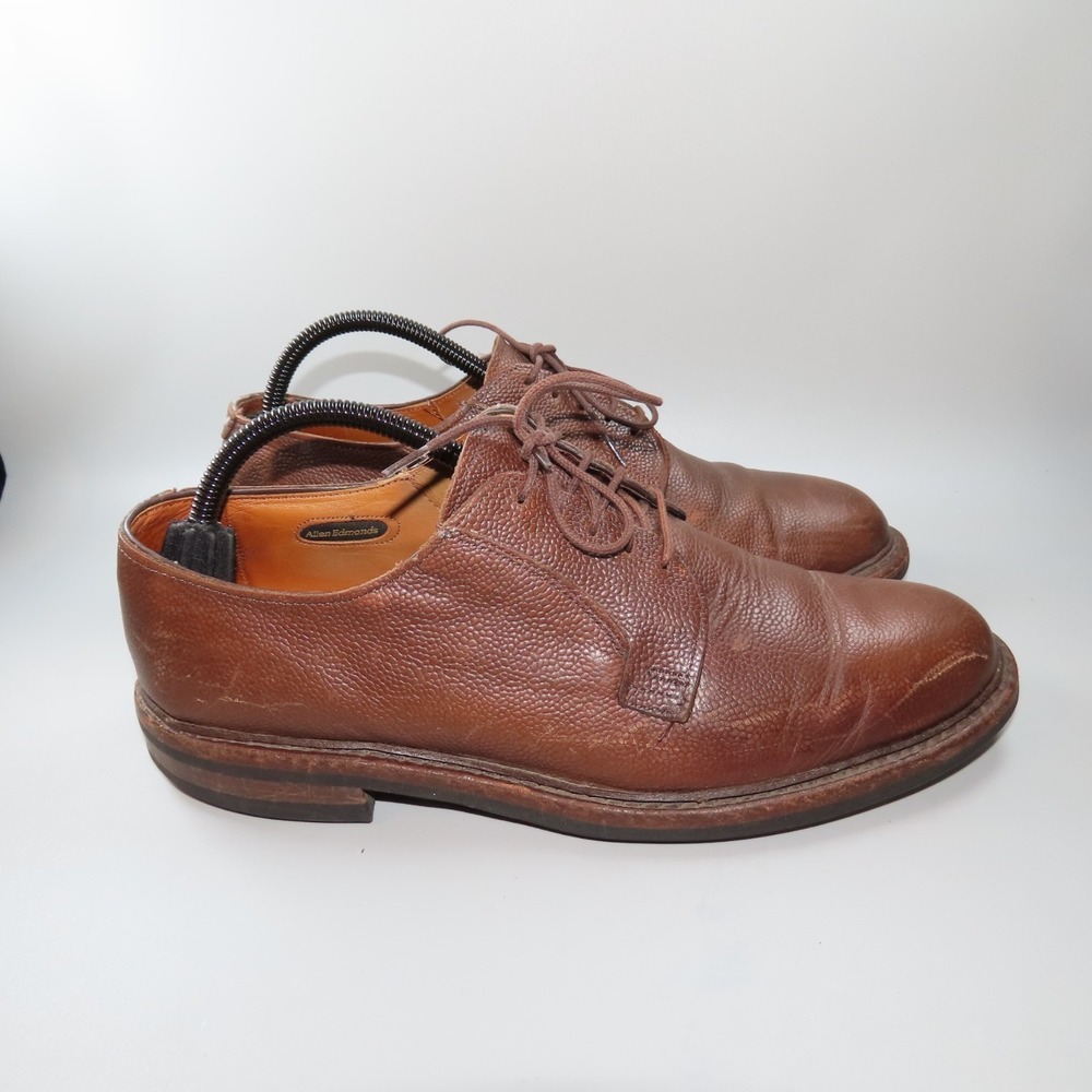 Allen EdmondsLeeds‎ Derby Men's US 9 D Brown Pebble Grain Dainite